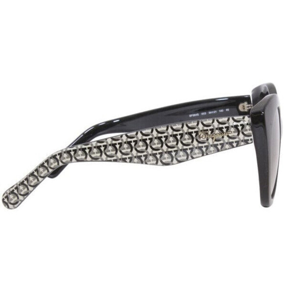 NWT Salvatore Ferragamo SF964S Black Cat Eye 54mm Sunglasses